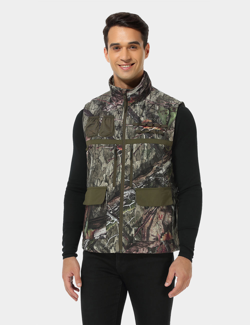 Men's Camo Heated Hunting Vest with Multi-Pockets | ORORO