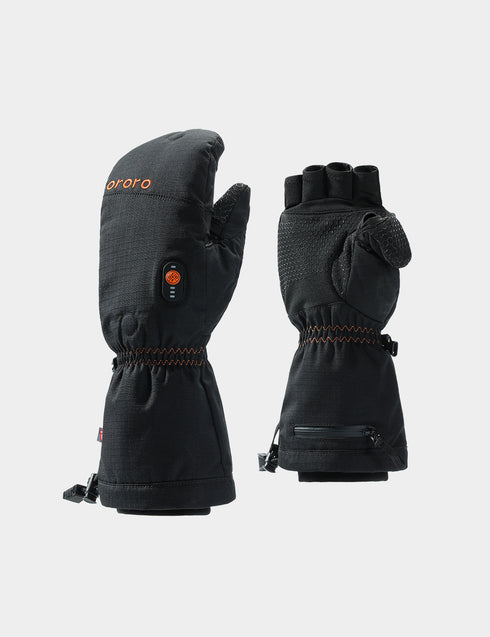 "Fargo" Unisex Heated Flip Top Mittens view 1