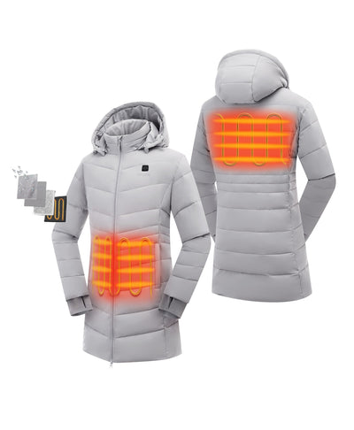 NATHGAM Heated Body Suit Unisex Thermal Warming Apparel Heating Clothing  Electric Winter Thermal Underwear with Battery Pack at  Women's  Clothing store